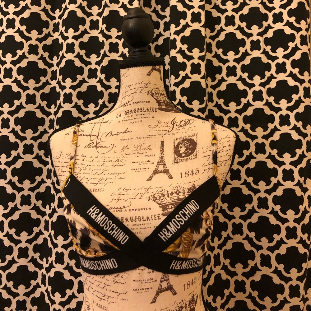 SOLD 🔥H&M x Moschino Softcup Bralette - Picture 1 of 5